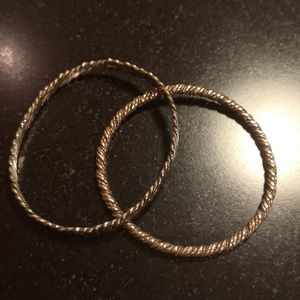 2 bangle bracelets
